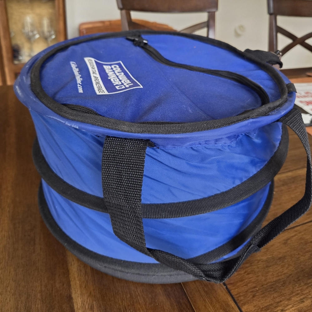 Collapsible Cooler Tote 13"×9" With Retractable Bottle Opener